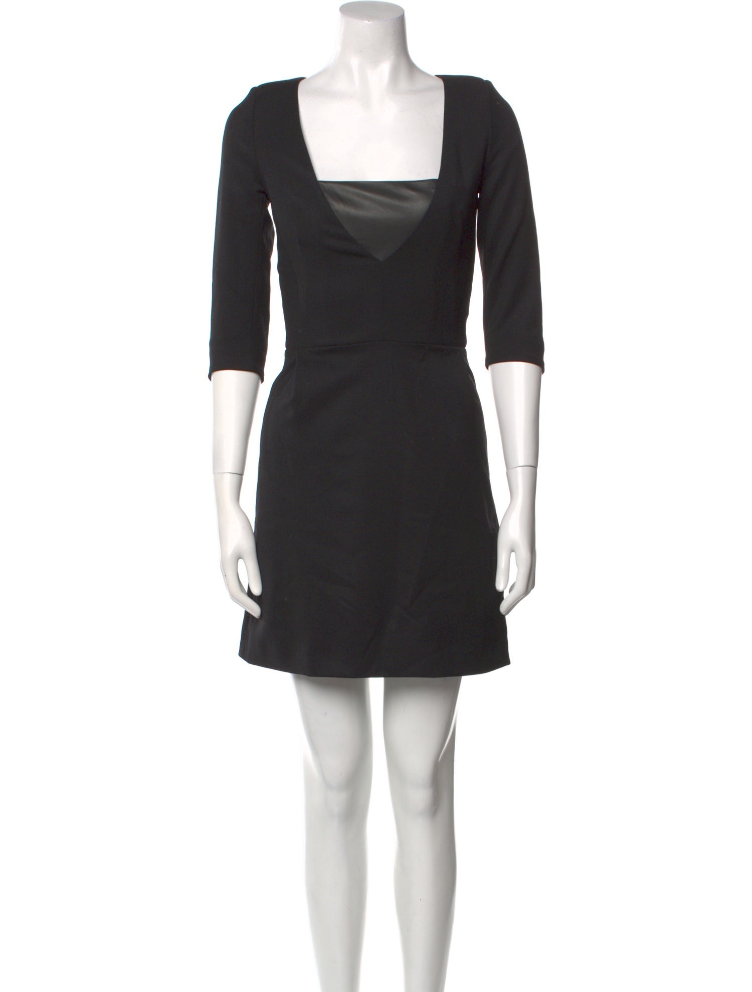 The Kooples Square Neckline Mini Dress