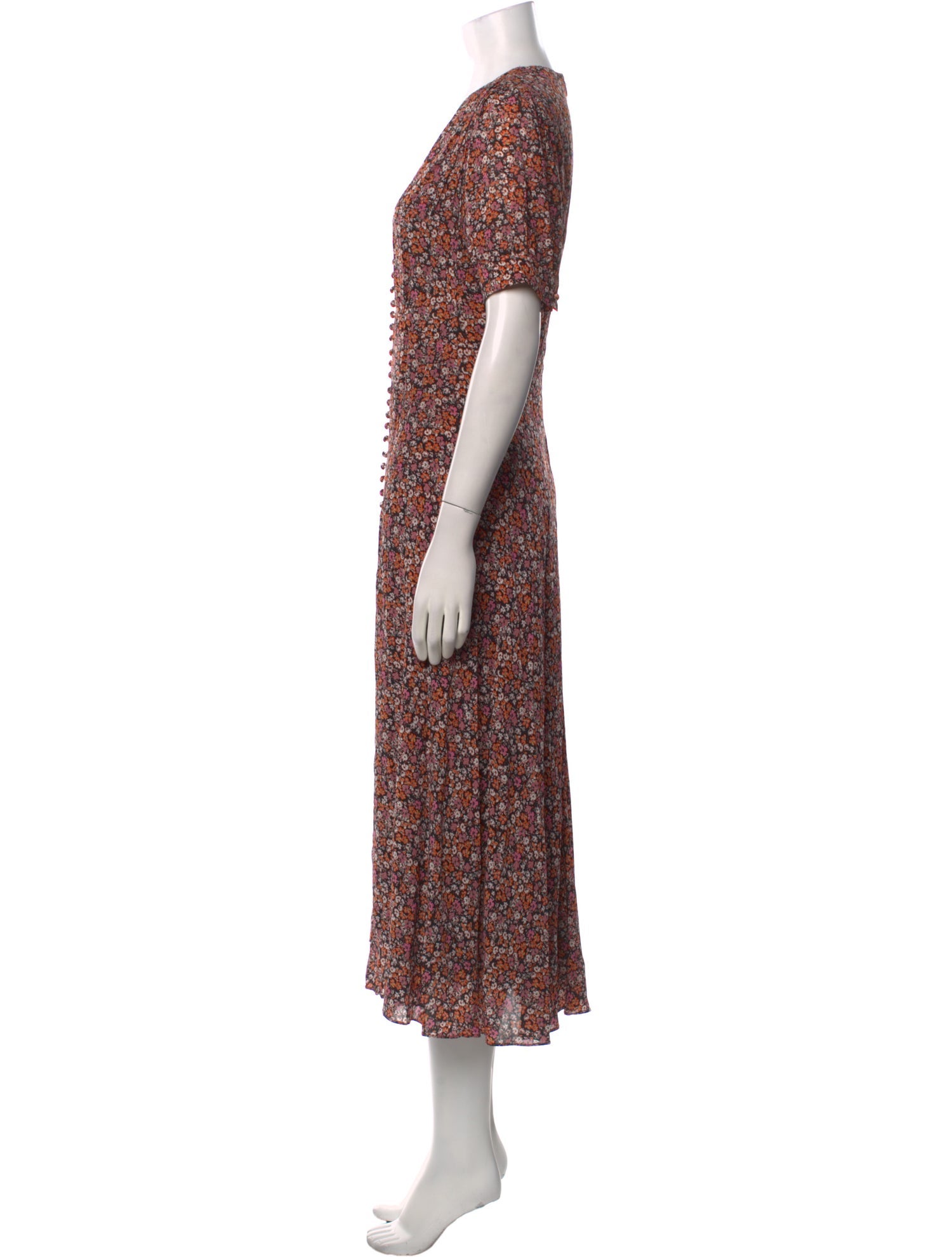 The Kooples Floral Print Long Dress