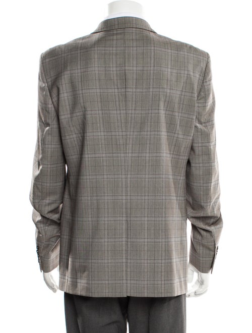 The Kooples Wool Plaid Print Peacoat