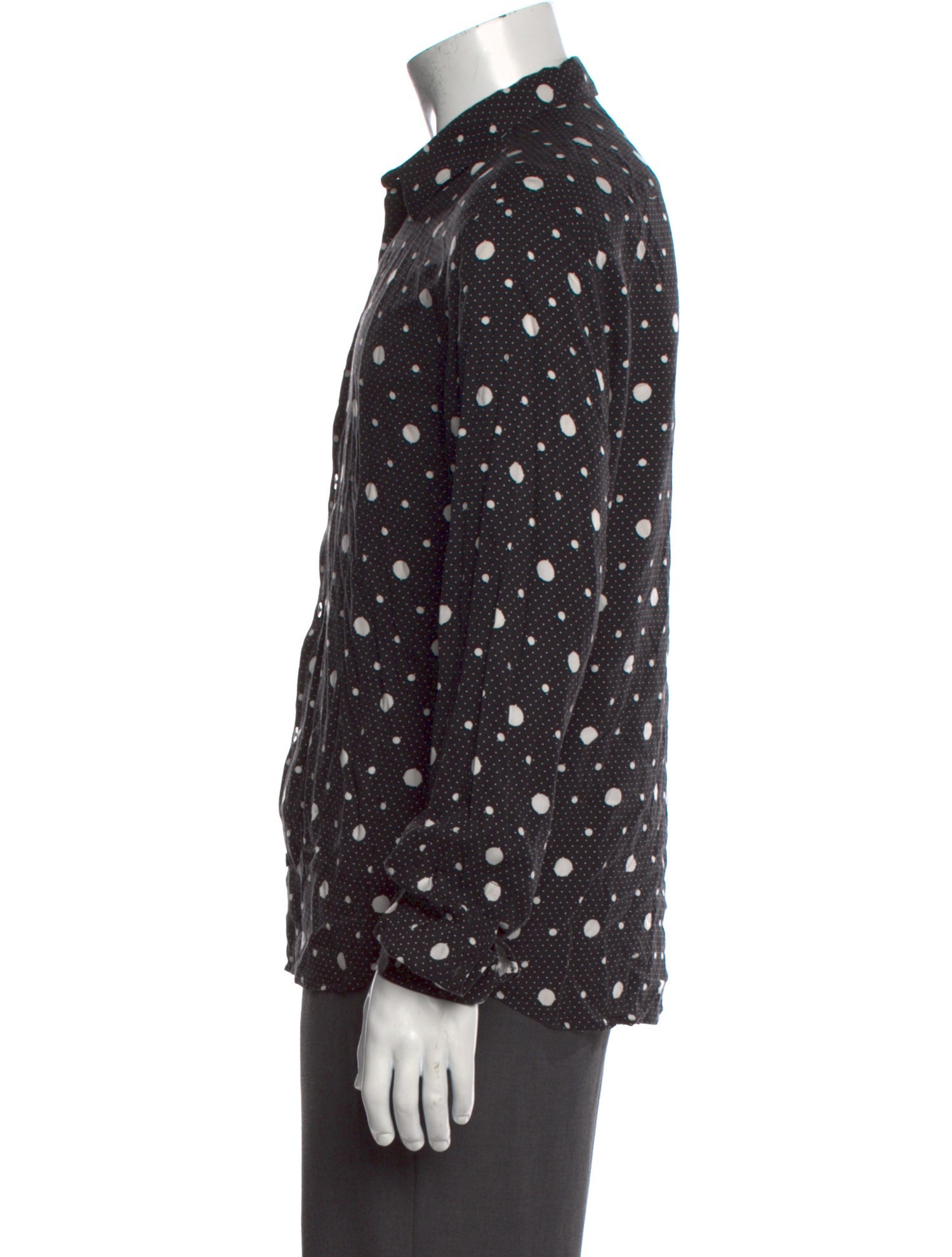 The Kooples Polka Dot Print Long Sleeve Shirt