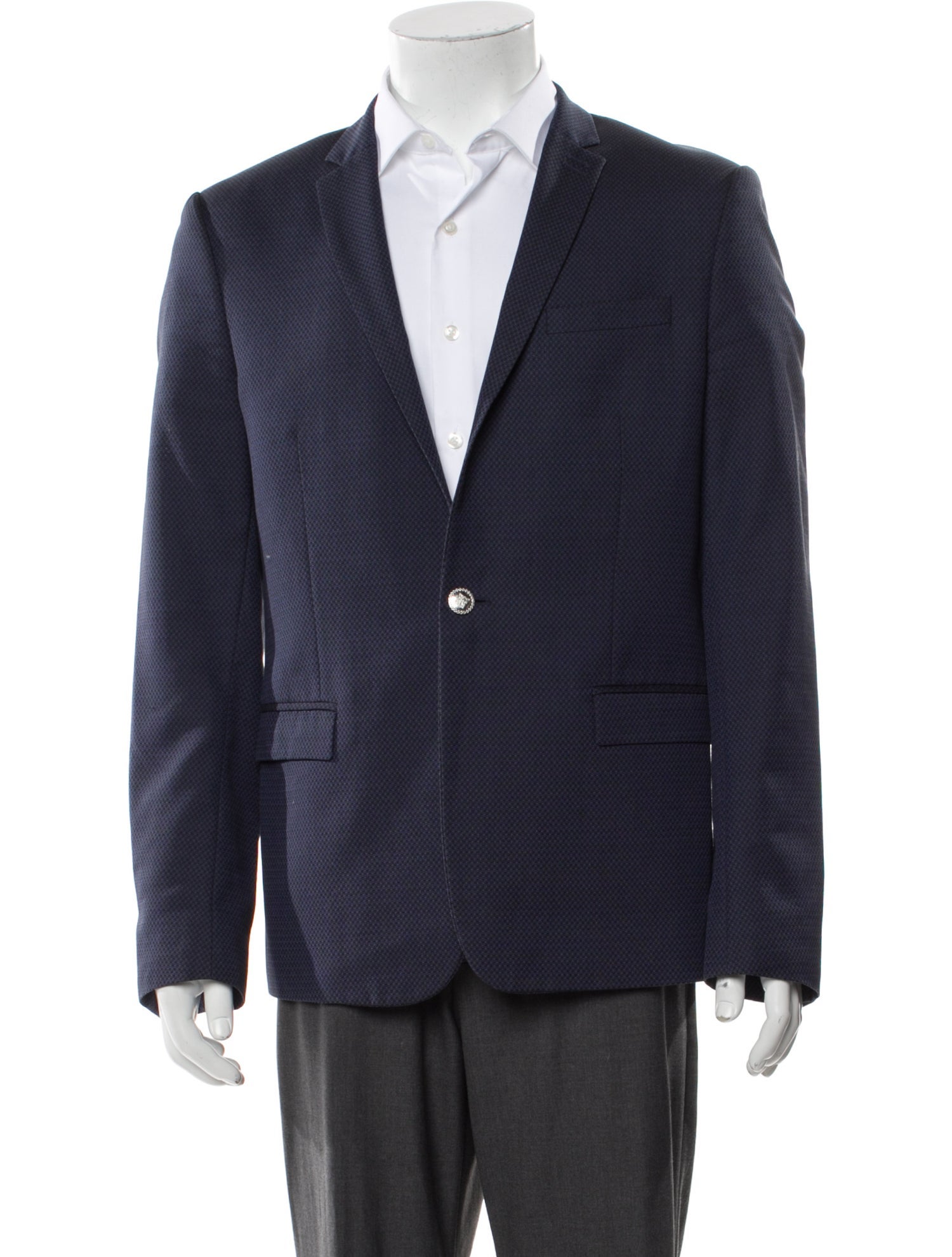 The Kooples Patterned One Button Blazer