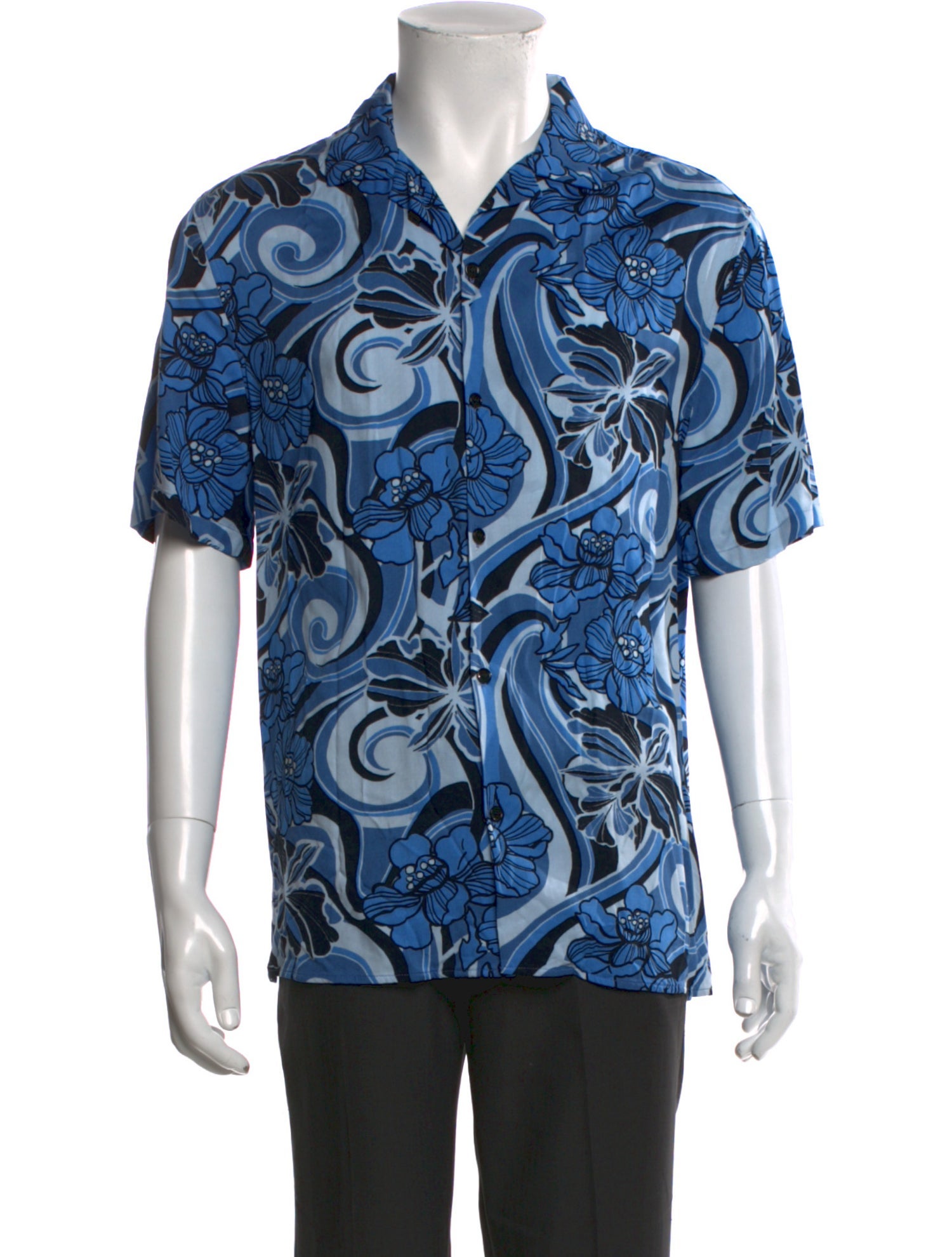 The Kooples Floral Print Short Sleeve Shirt w/ Tags