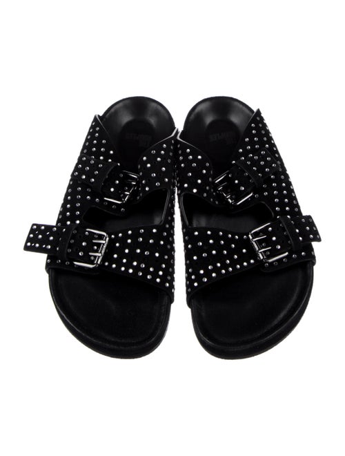 The Kooples Suede Slides
