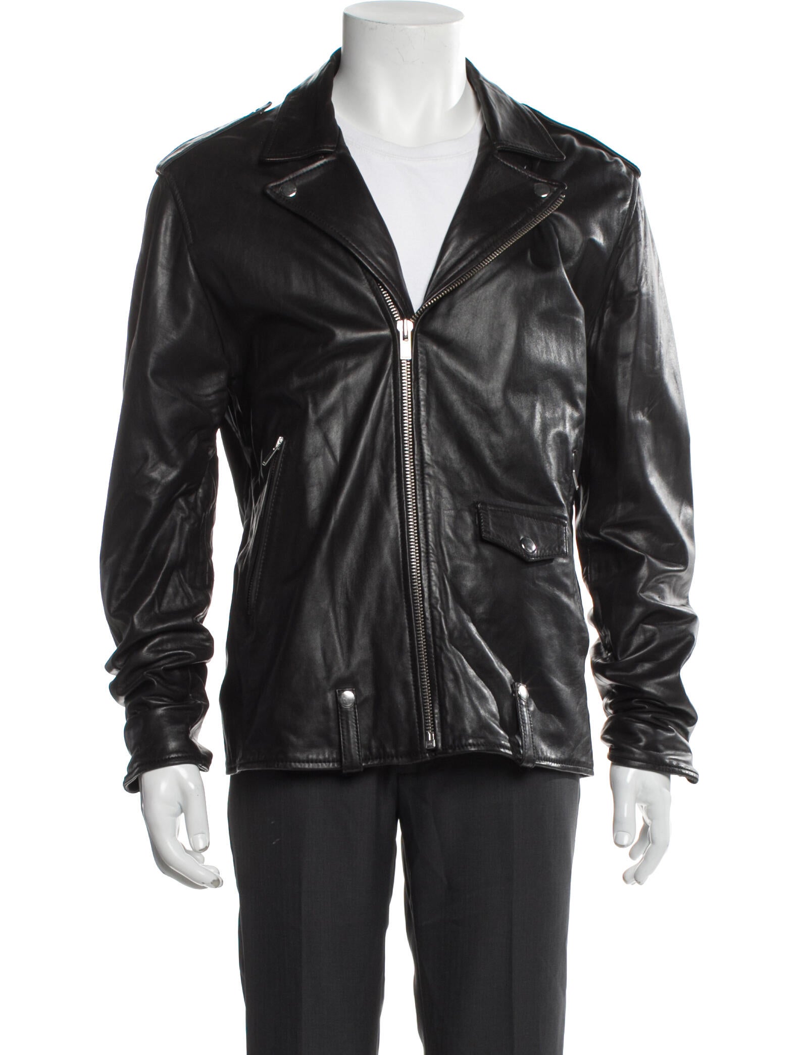 The Kooples Lambskin Moto Jacket