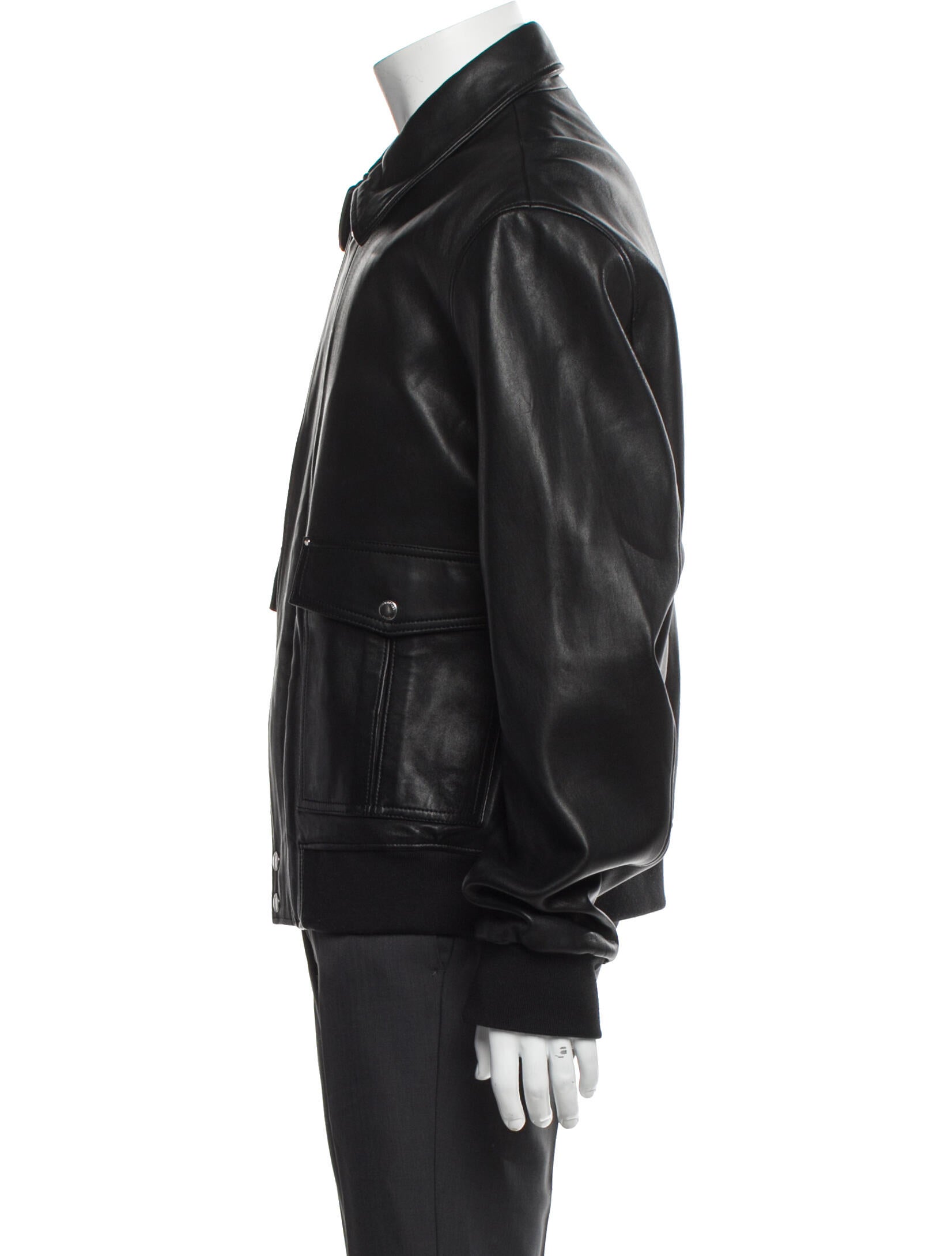The Kooples Lambskin Bomber Jacket