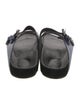 The Kooples Leather Animal Print Slides