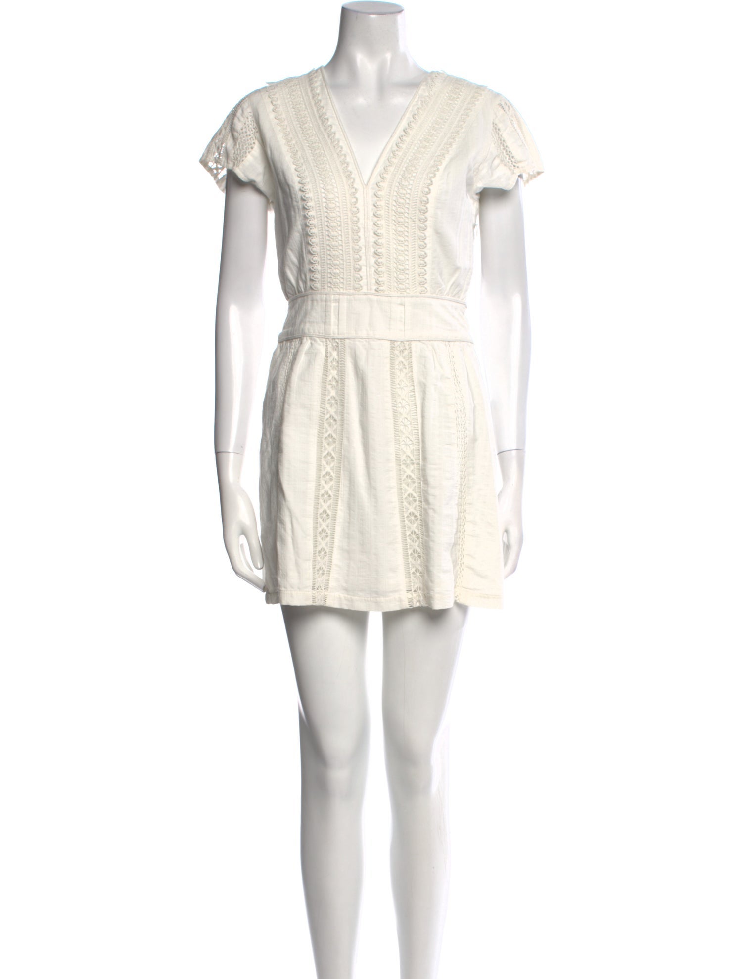 The Kooples V-Neck Mini Dress