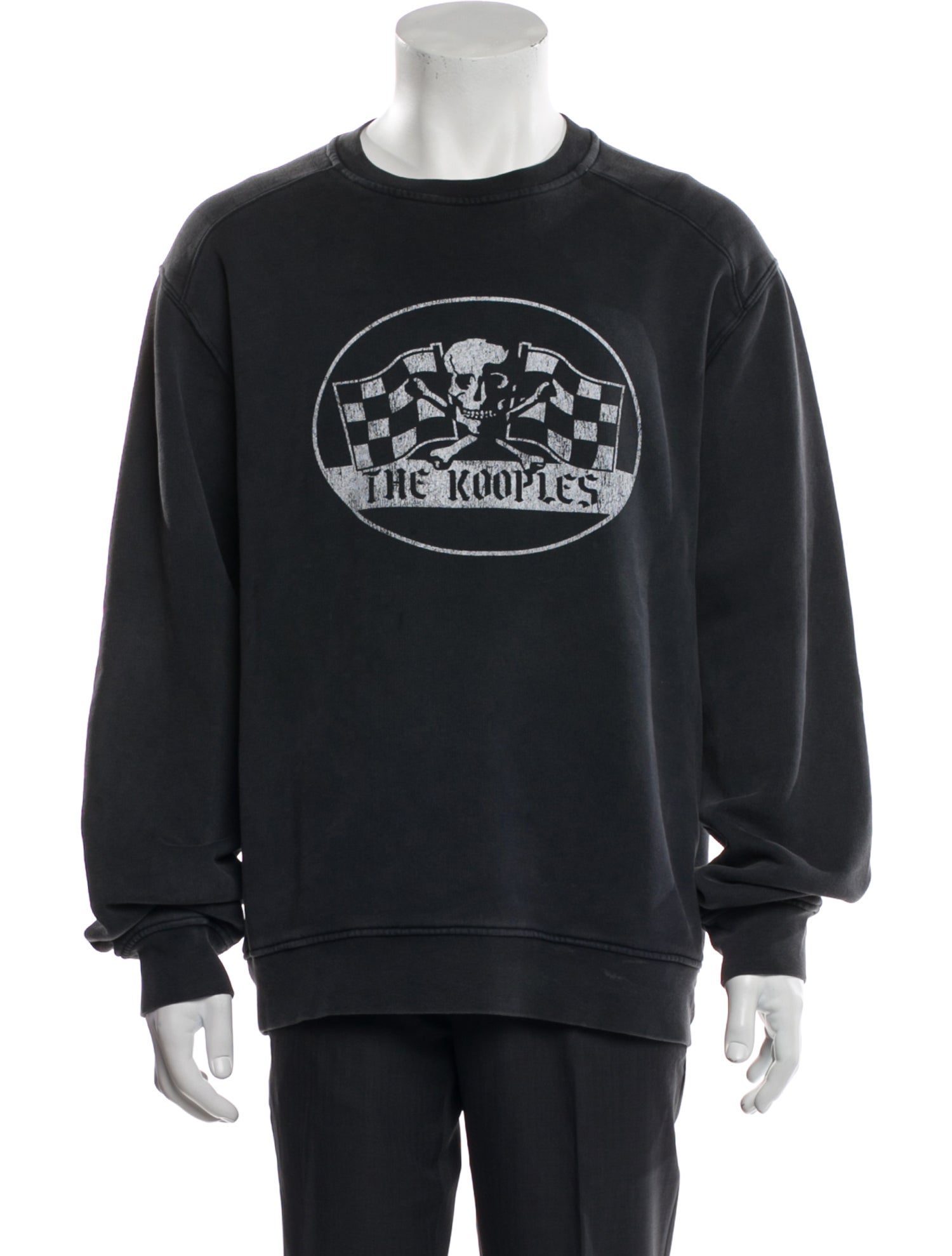 The Kooples Graphic Print Crew Neck Sweatshirt