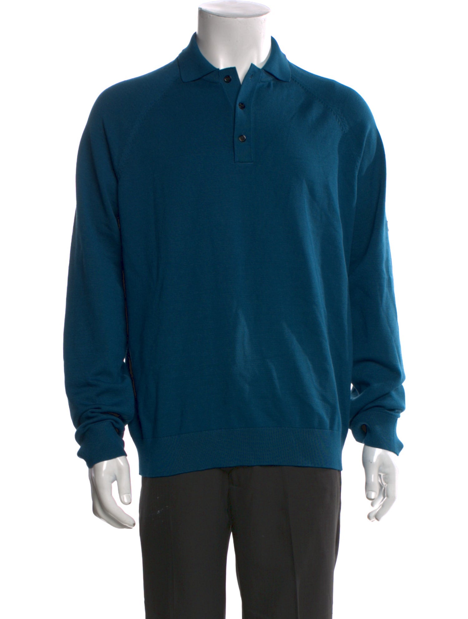 The Kooples Collar Long Sleeve Polo Shirt