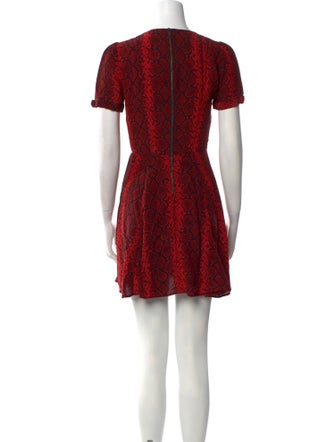 The Kooples Printed Mini Dress