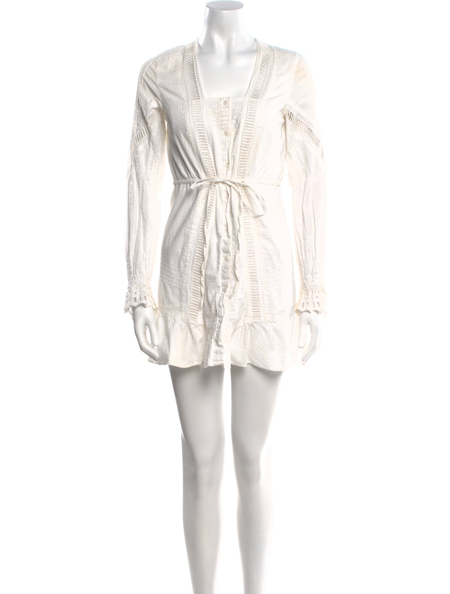 The Kooples Square Neckline Mini Dress