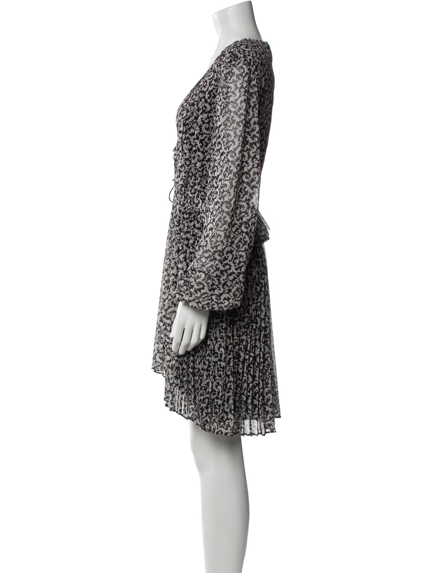 The Kooples Printed Knee-Length Dress