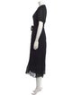 The Kooples V-Neck Long Dress