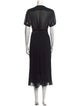 The Kooples V-Neck Long Dress
