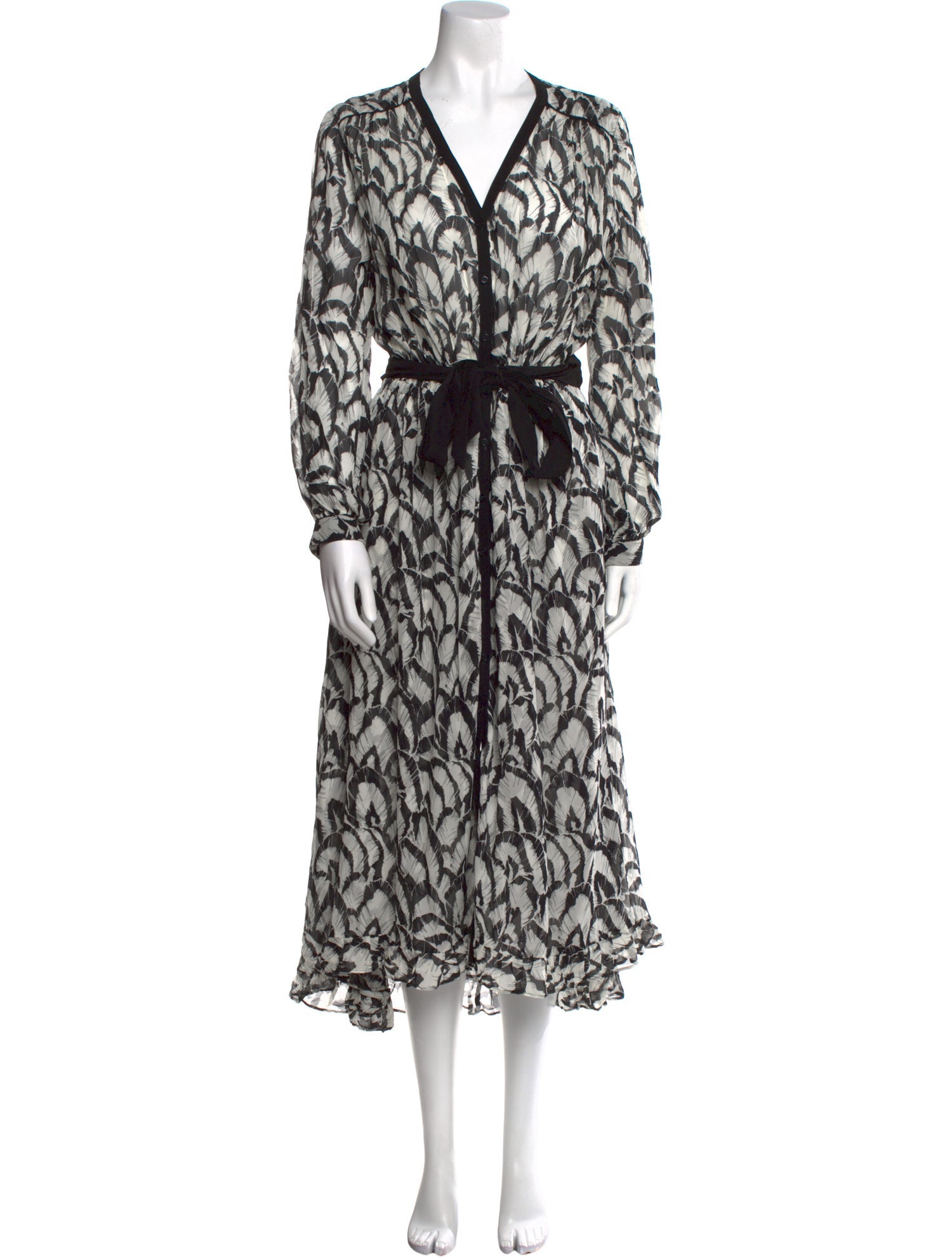 The Kooples Printed Long Dress