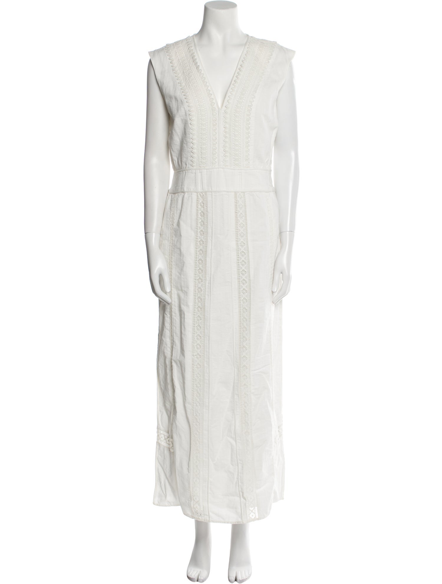 The Kooples V-Neck Long Dress