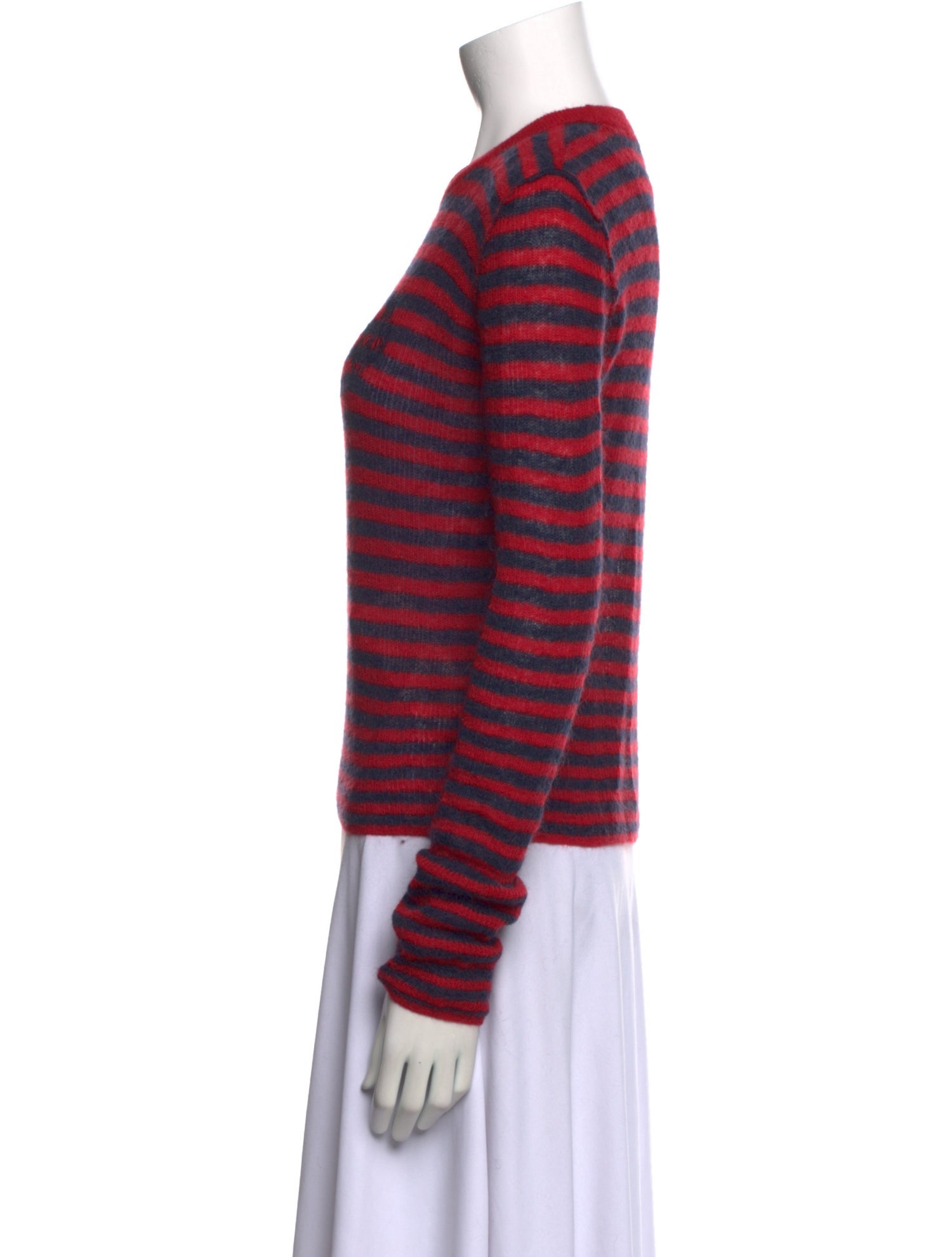 The Kooples Striped Crew Neck Sweater