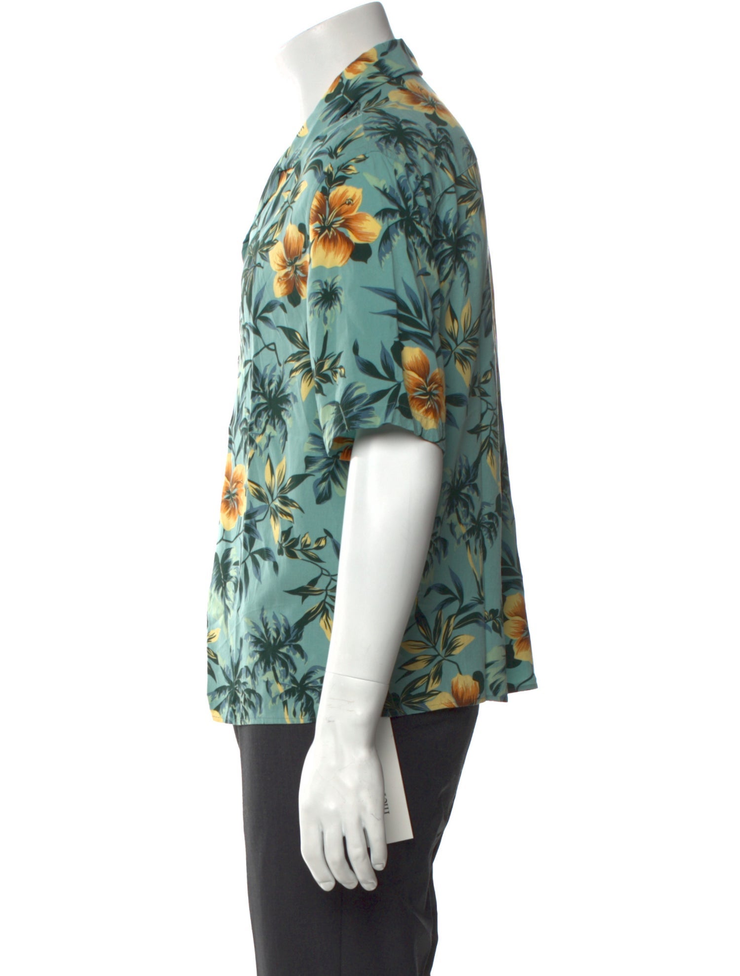 The Kooples Floral Print Short Sleeve Shirt