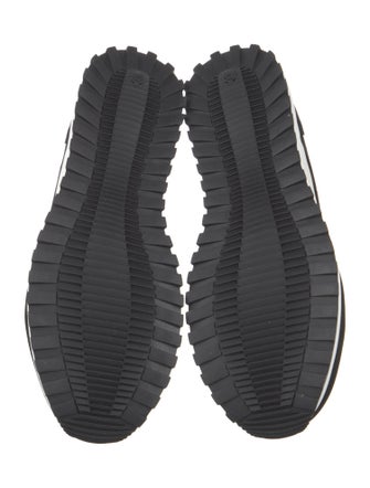 The Kooples Suede Printed Sneakers