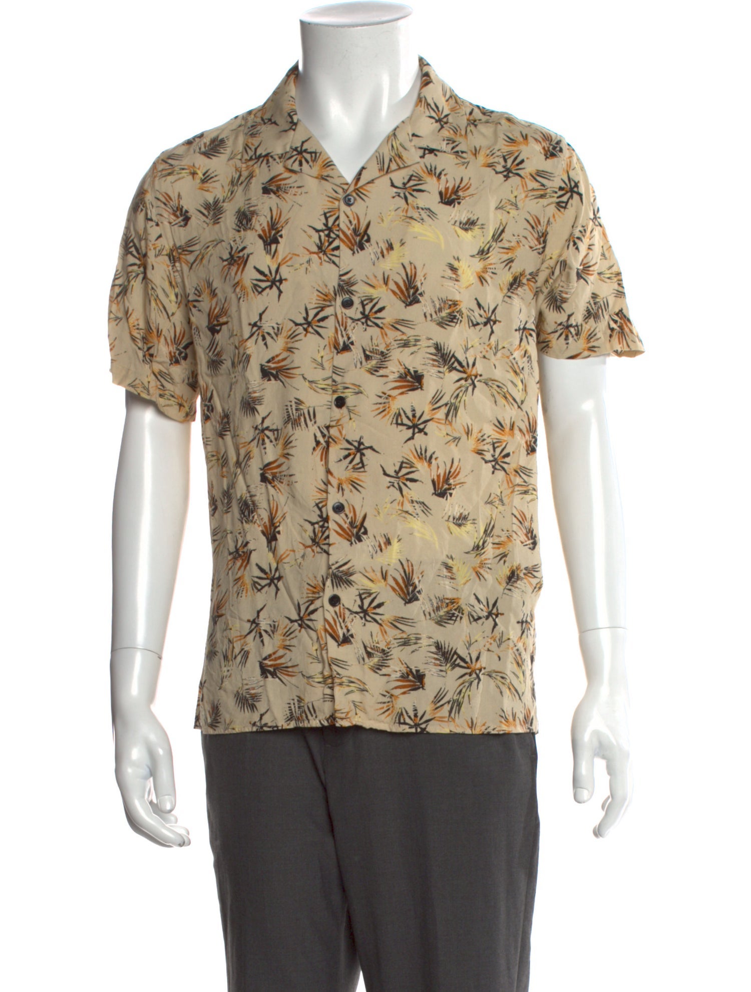 The Kooples Printed Short Sleeve Shirt
