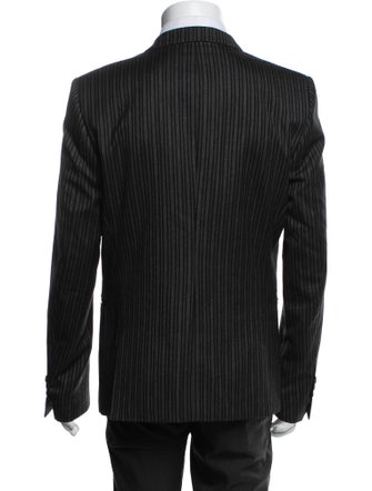 The Kooples Wool and Leather Trim Blazer