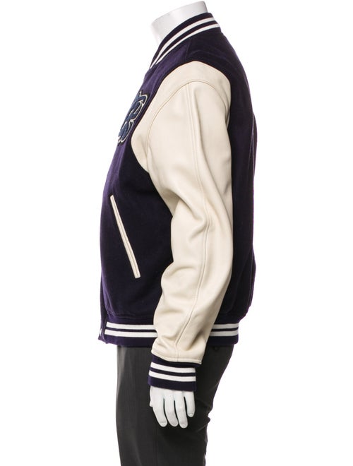 The Kooples Wool Striped Varsity Jacket