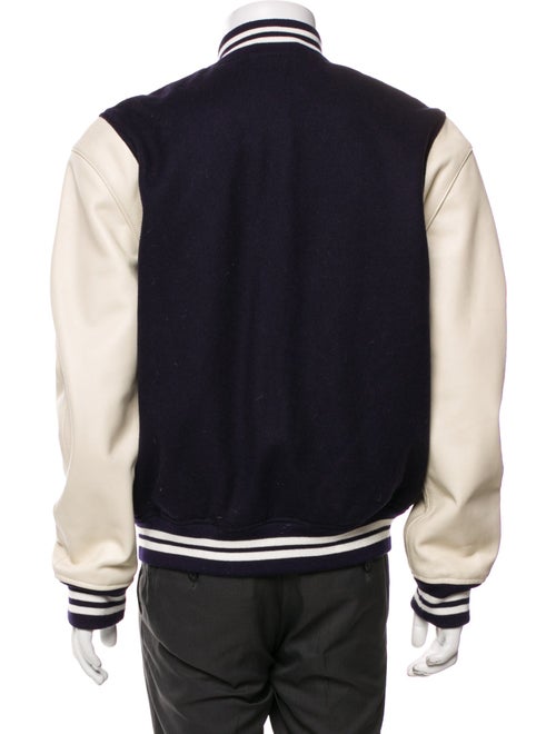 The Kooples Wool Striped Varsity Jacket