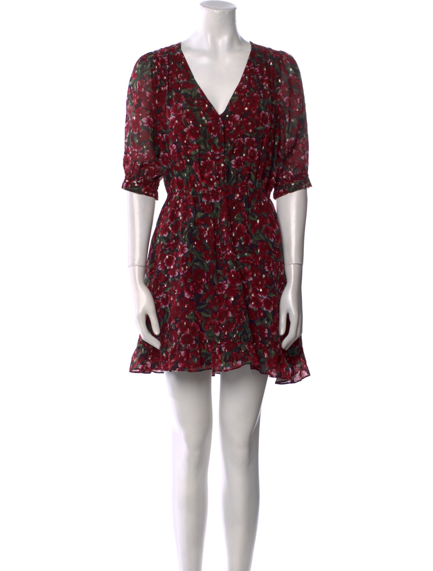 The Kooples Floral Print Mini Dress