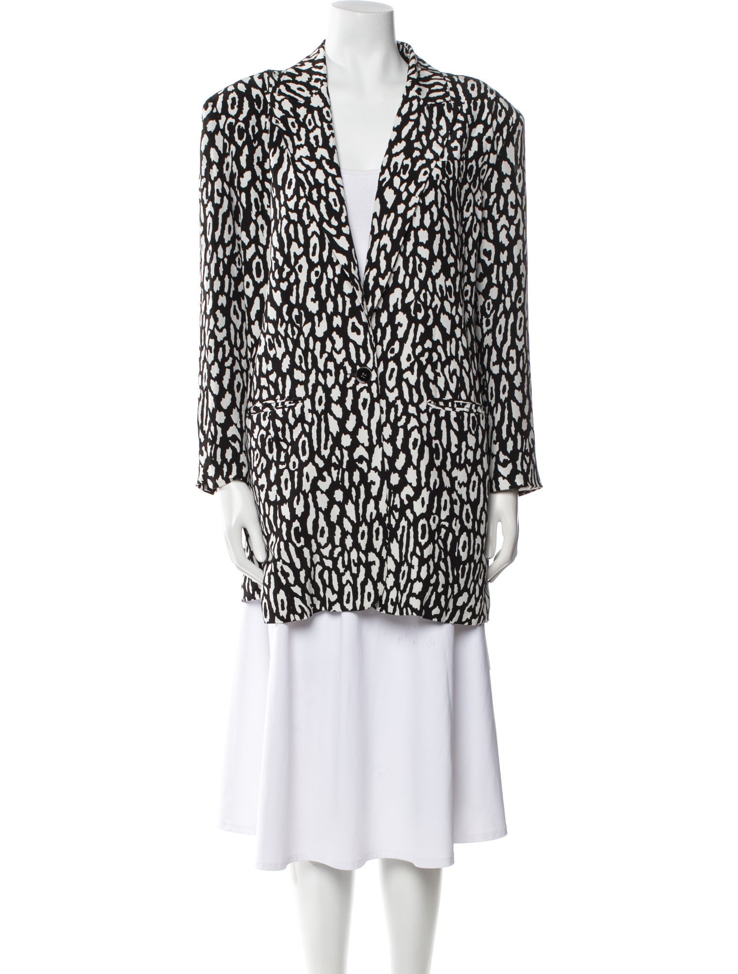 The Kooples Animal Print Evening Jacket