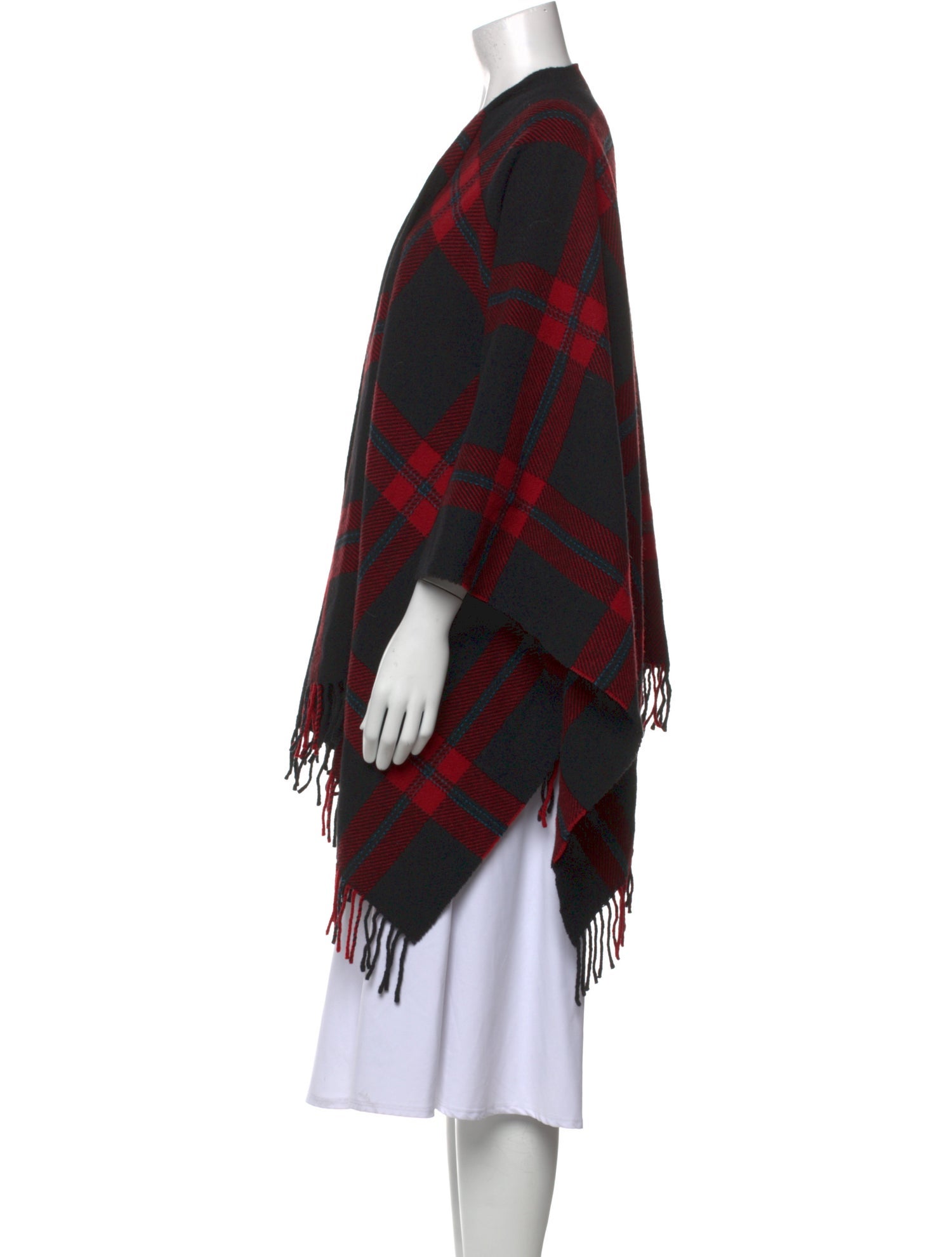 The Kooples Wool Plaid Print Sweater