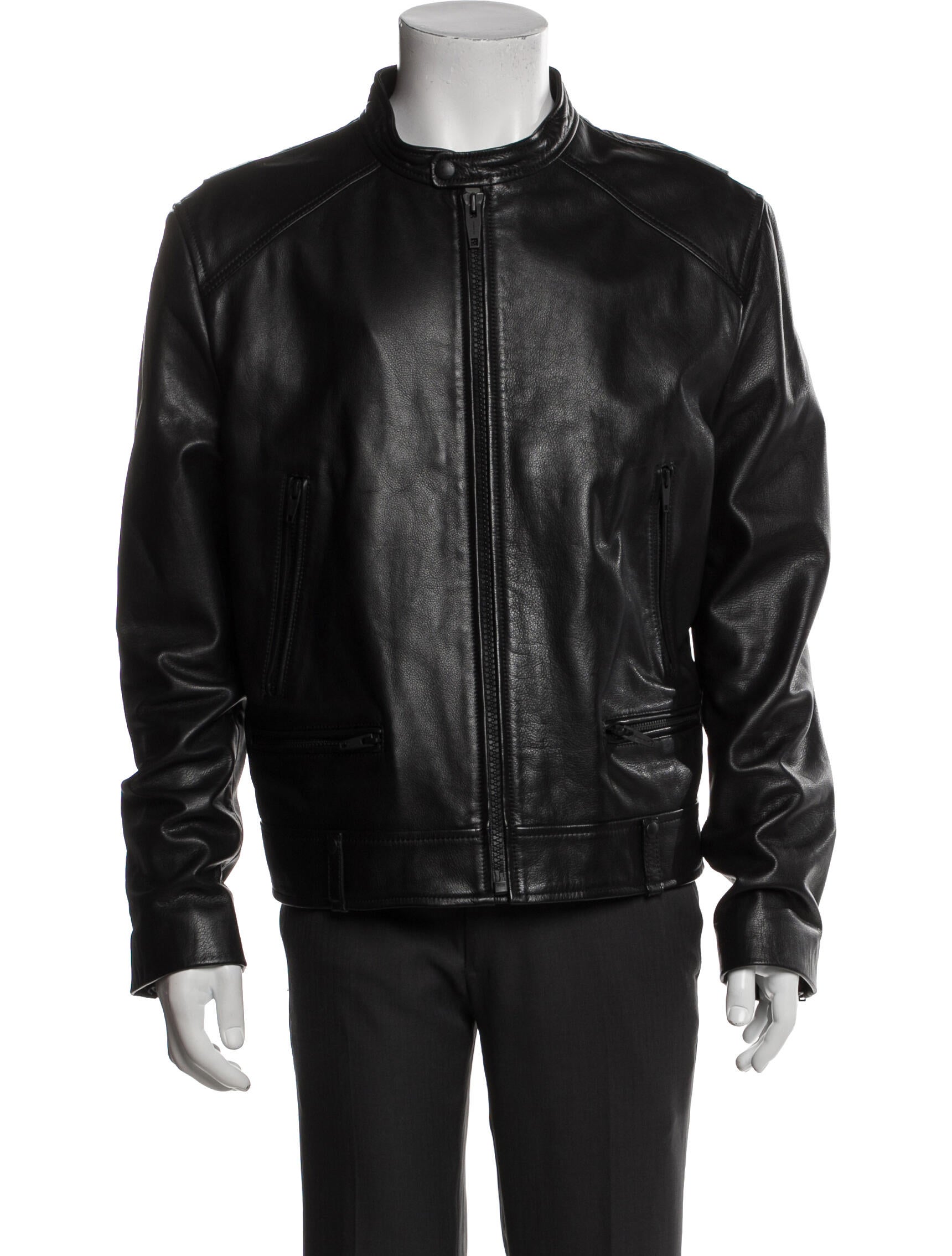 The Kooples Leather Moto Jacket