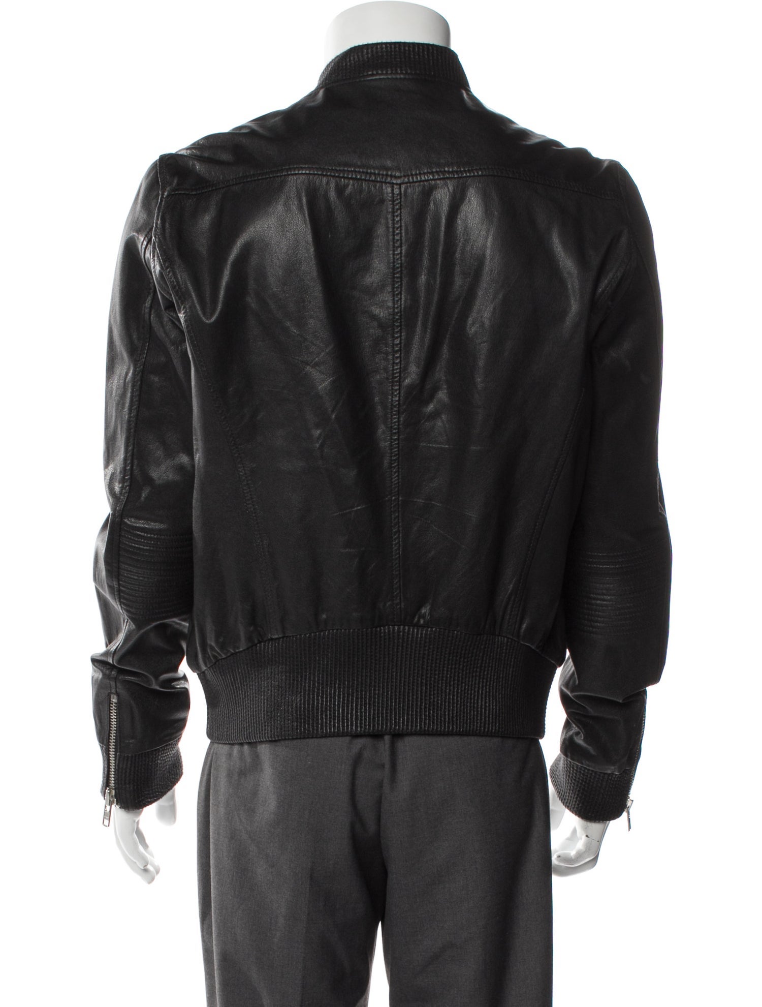 The Kooples Lambskin Bomber Jacket