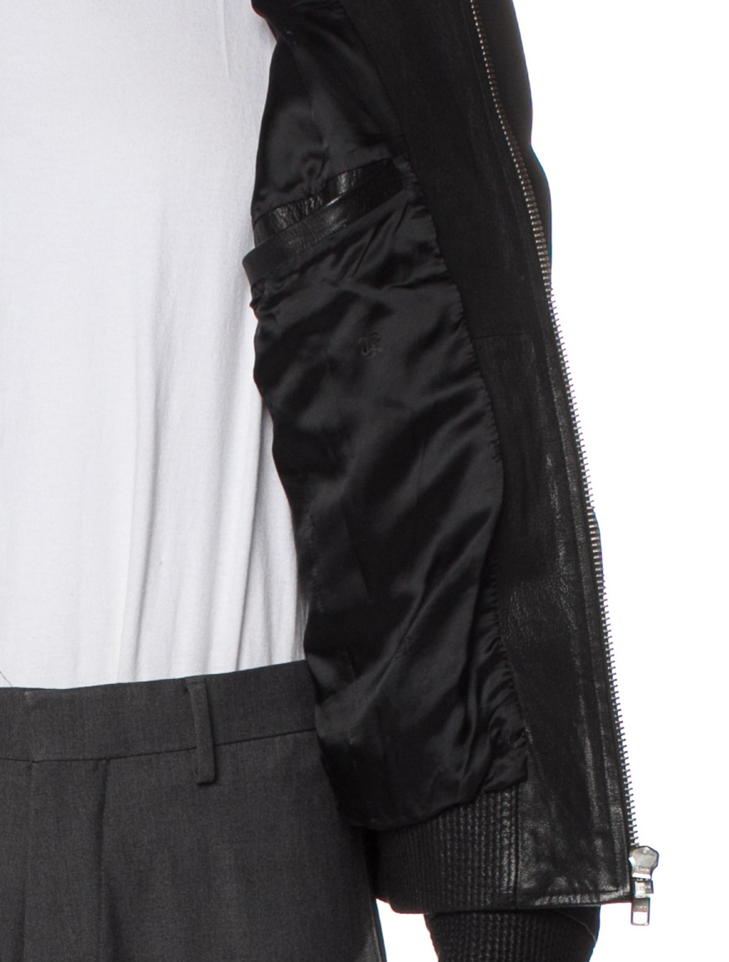 The Kooples Lambskin Bomber Jacket