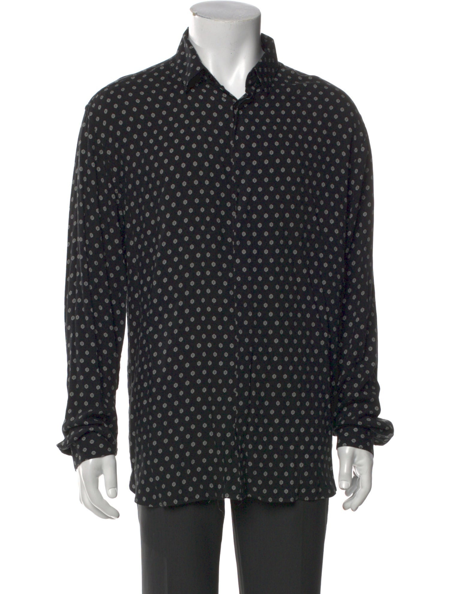 The Kooples Polka Dot Print Long Sleeve Shirt