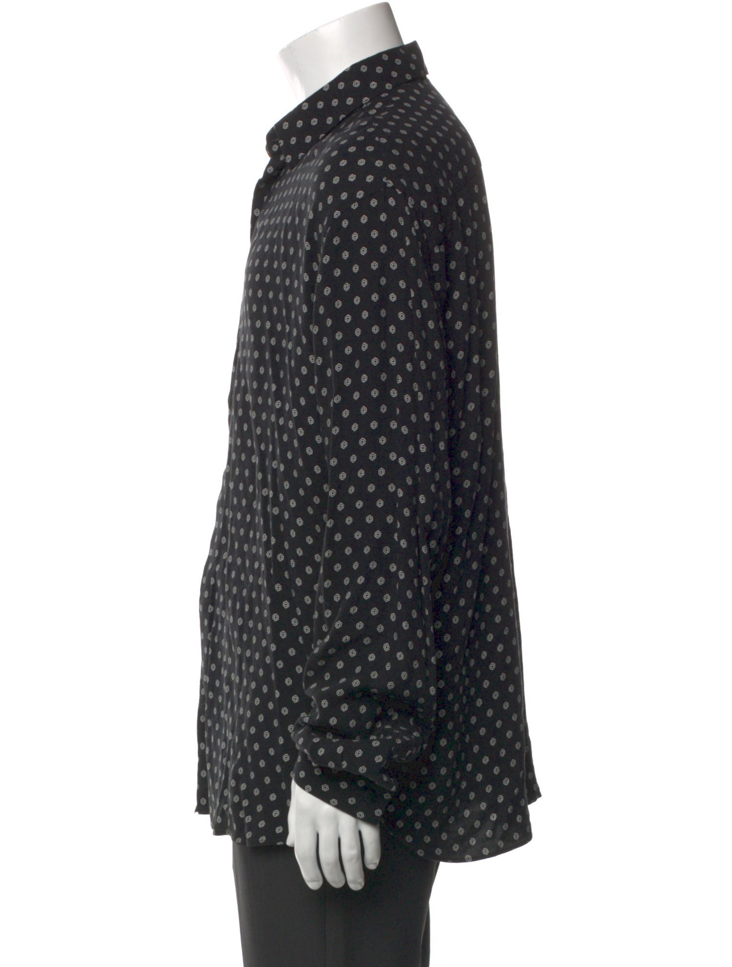 The Kooples Polka Dot Print Long Sleeve Shirt