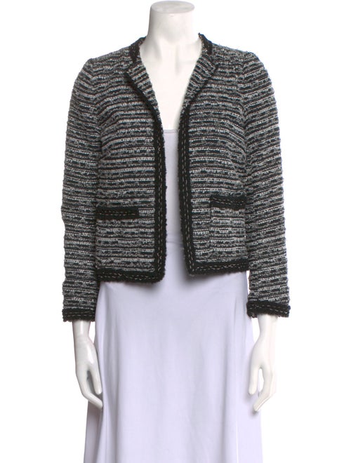 The Kooples Striped Open Front Sweater