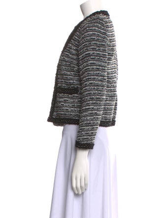 The Kooples Striped Open Front Sweater