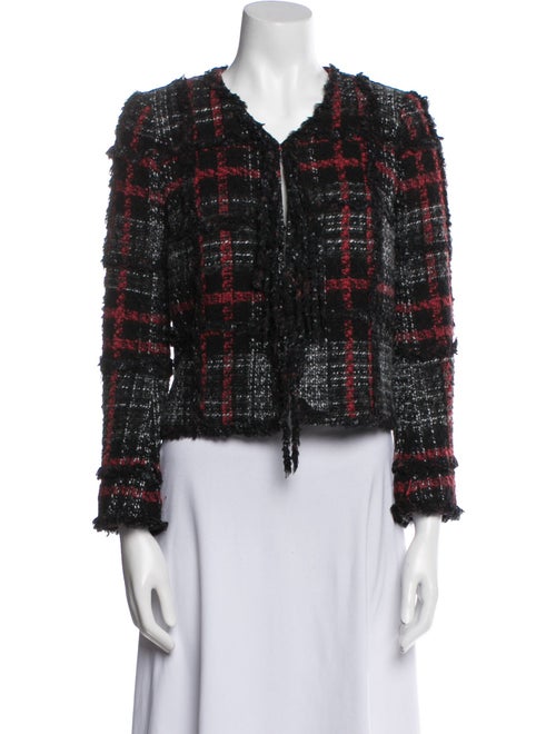 The Kooples Plaid Print Evening Jacket