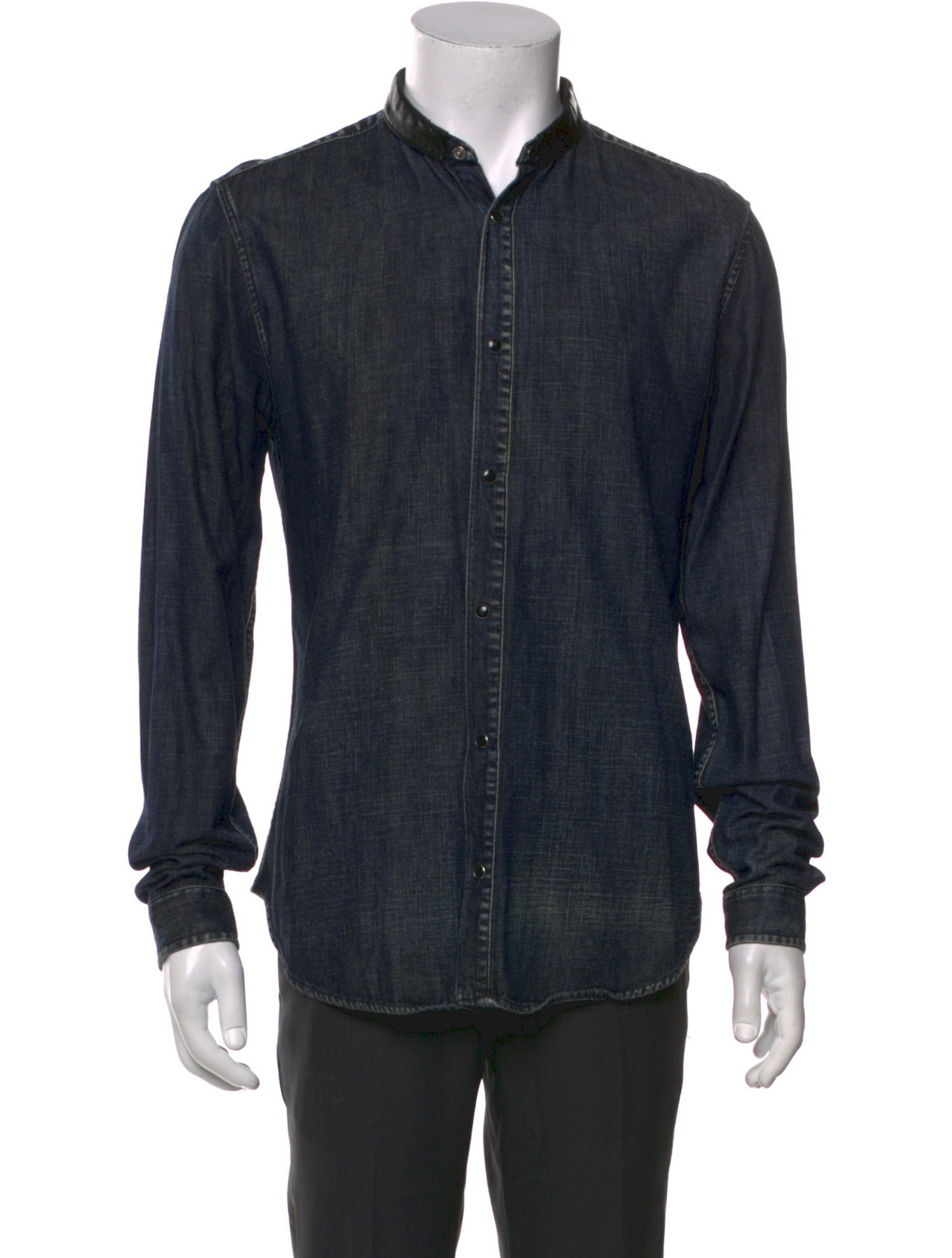 The Kooples Long Sleeve Denim Shirt