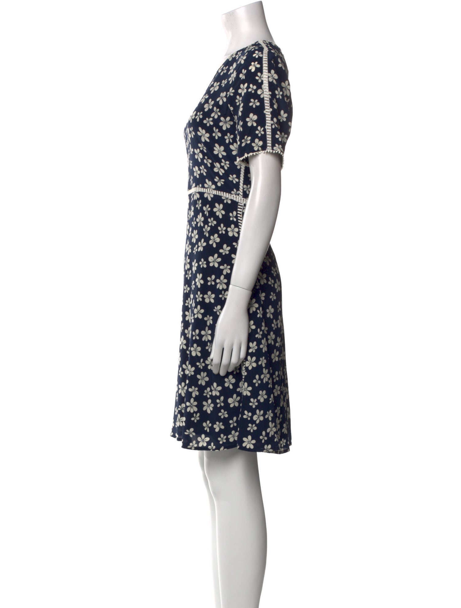 The Kooples Silk Knee-Length Dress