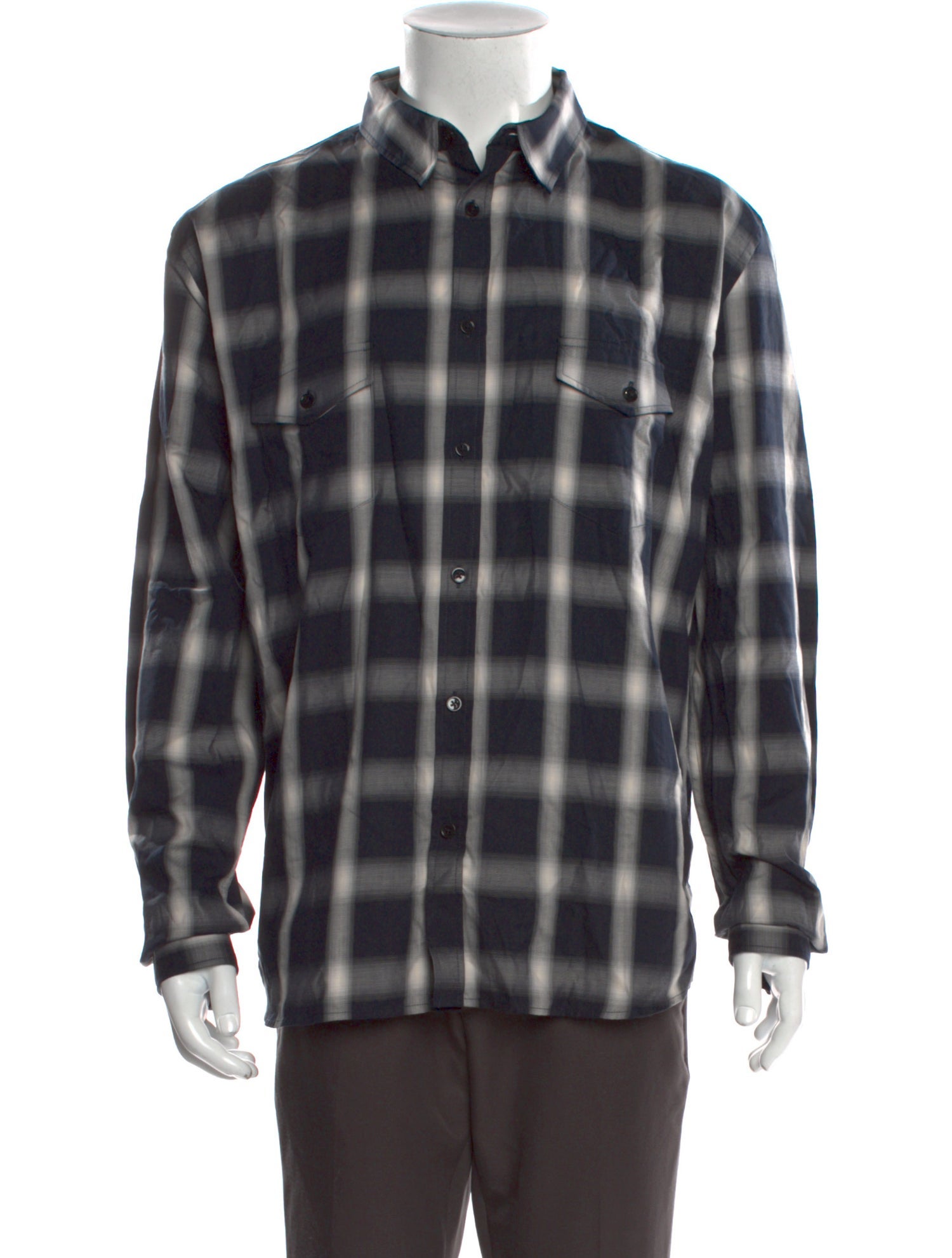The Kooples Plaid Print Long Sleeve Shirt w/ Tags