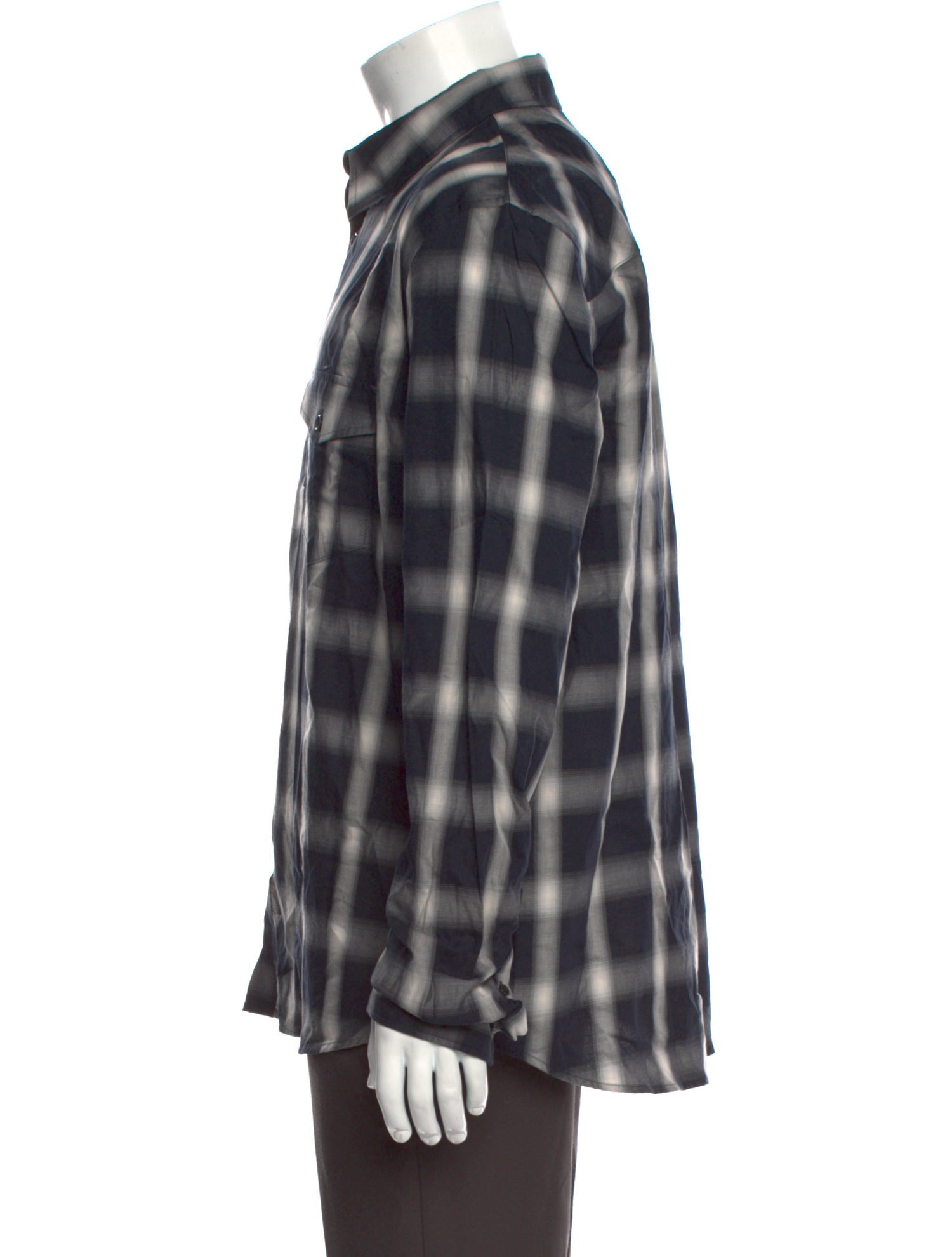 The Kooples Plaid Print Long Sleeve Shirt w/ Tags