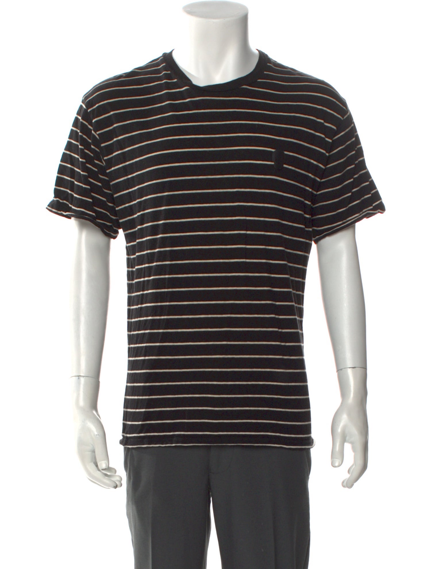 The Kooples Striped Crew Neck T-Shirt