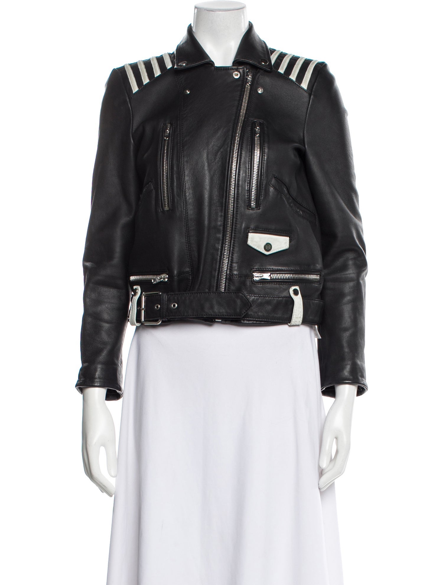 The Kooples Leather Biker Jacket