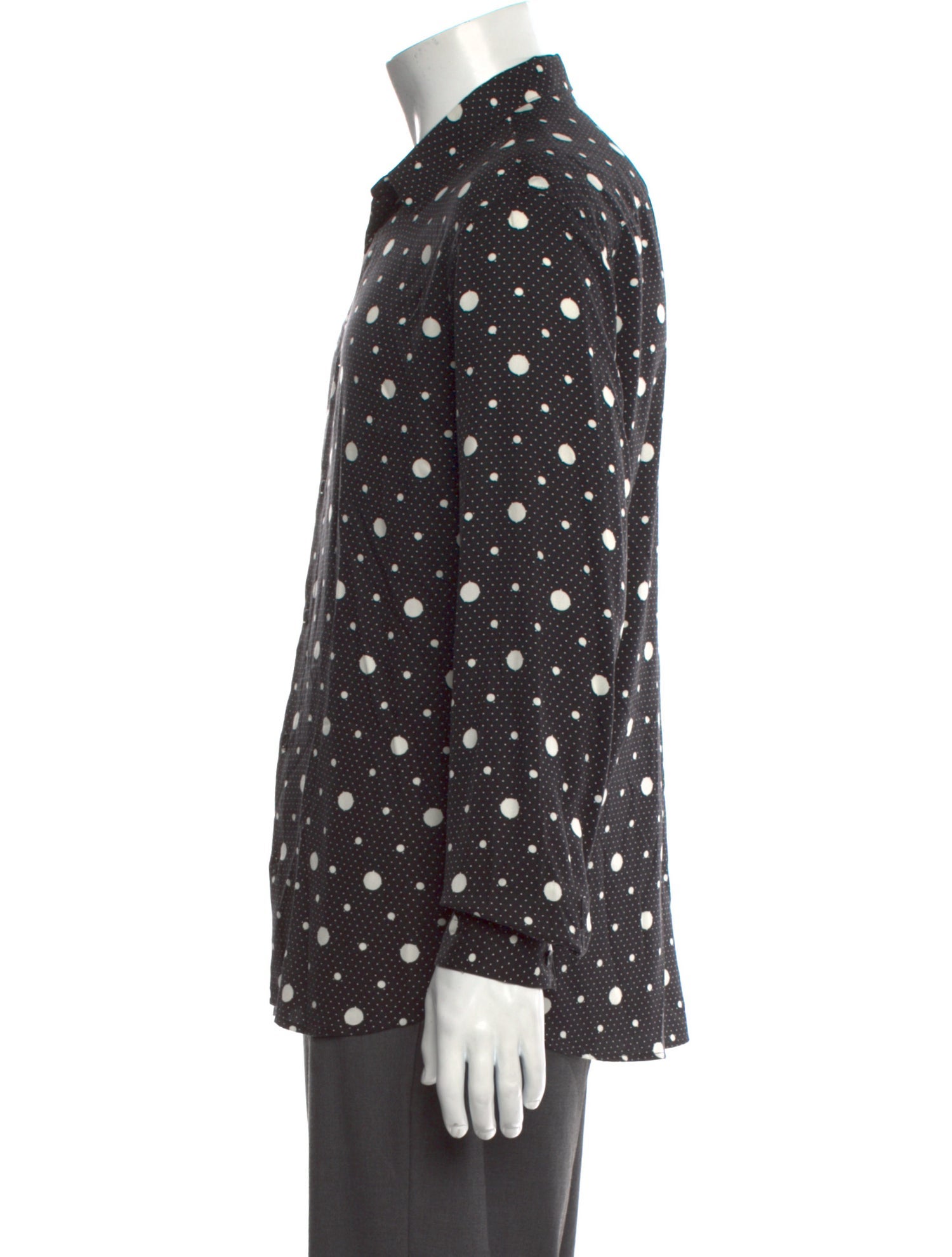 The Kooples Polka Dot Print Long Sleeve Shirt