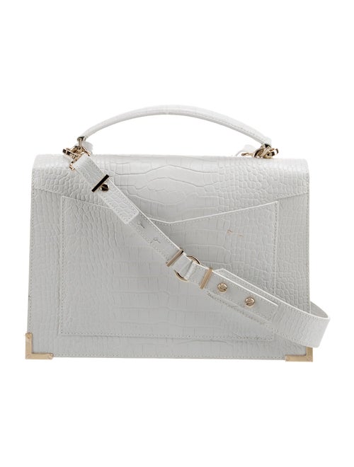 The Kooples Embossed Leather Top Handle Bag