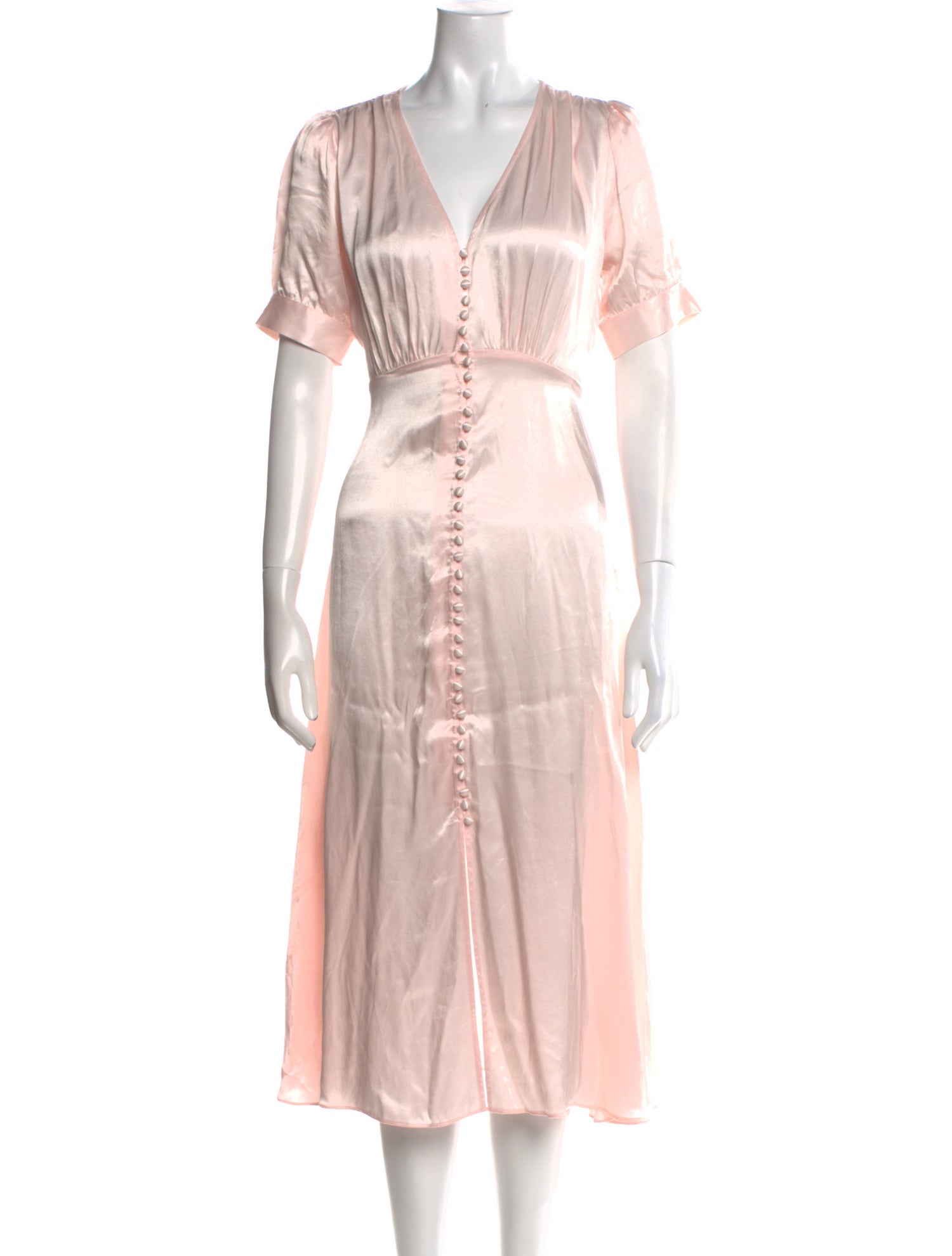 The Kooples V-Neck Midi Length Dress