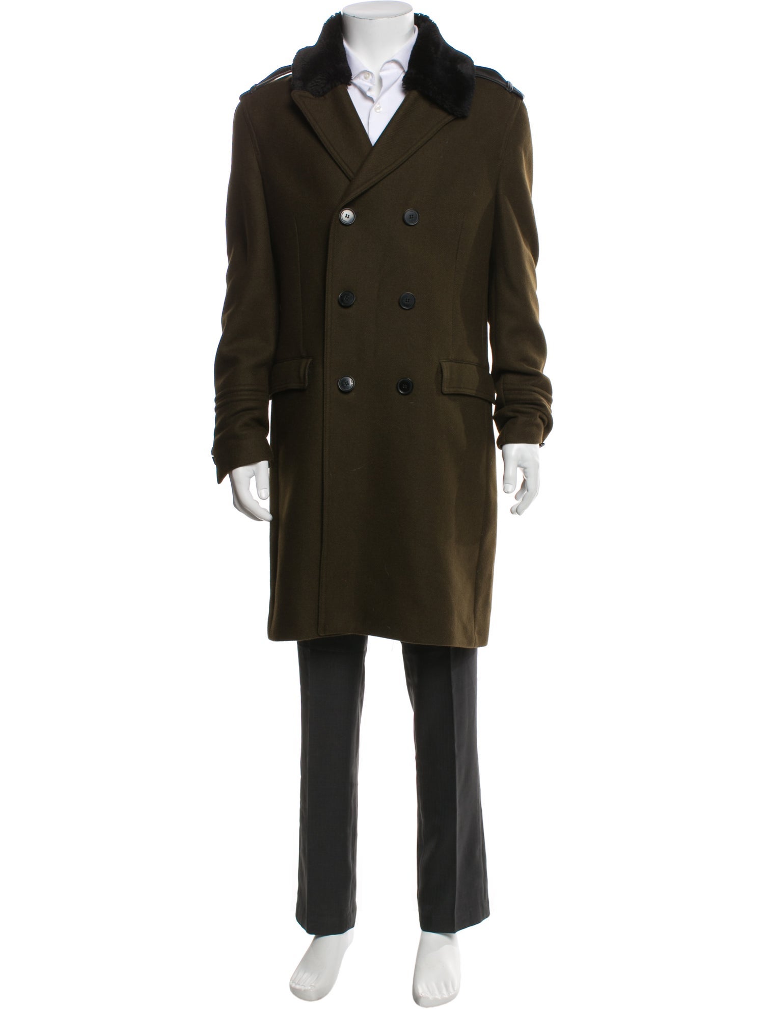 The Kooples Wool Trench Coat