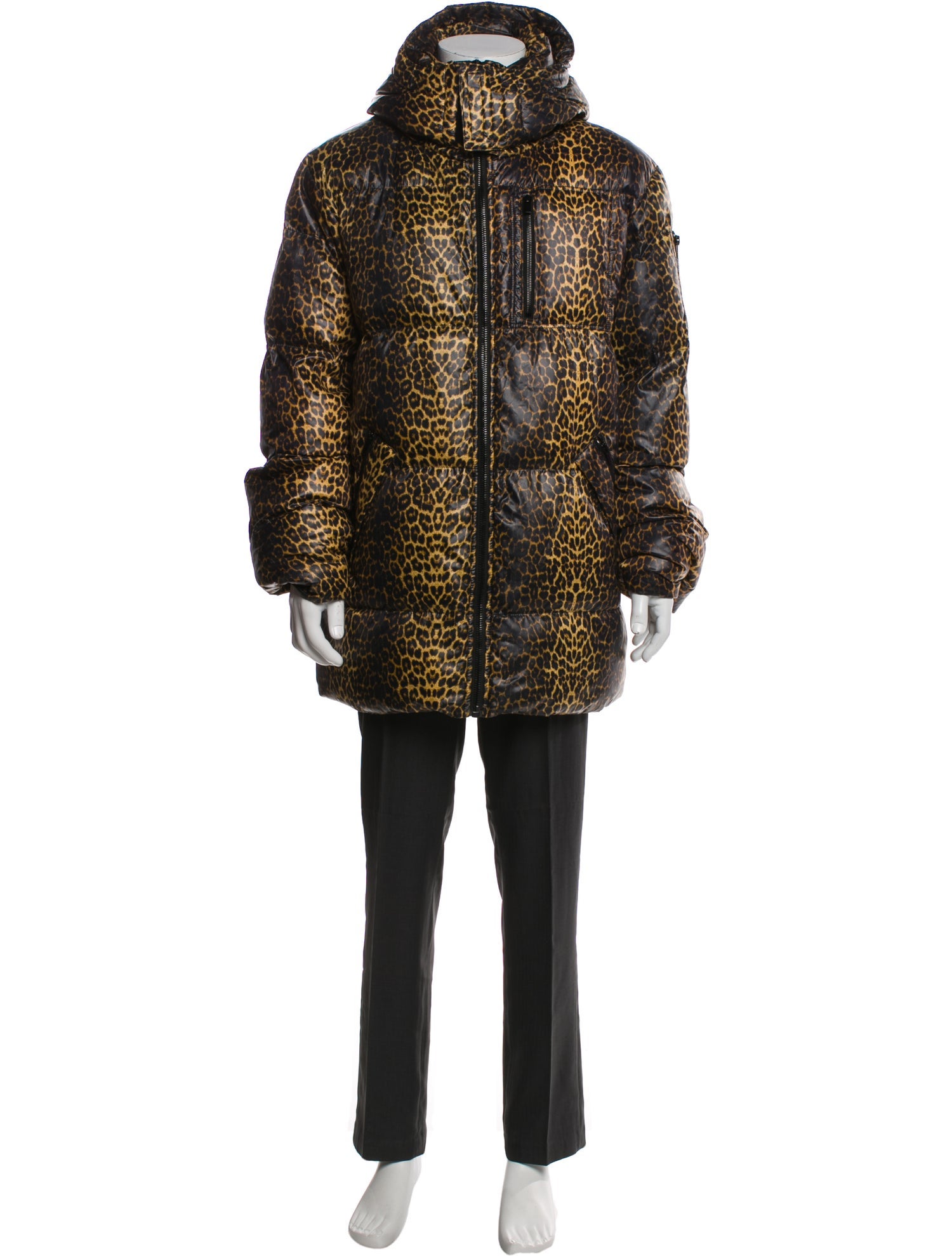 The Kooples Animal Print Parka