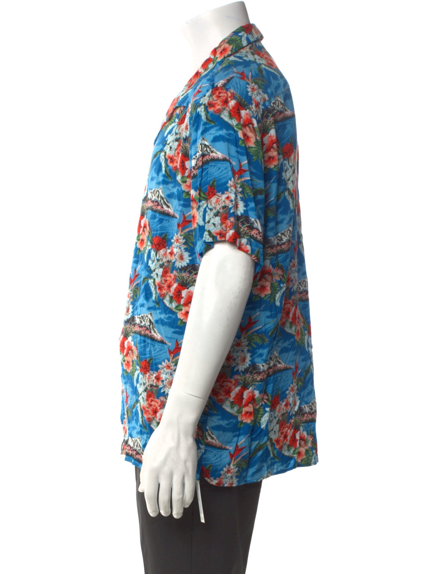 The Kooples Floral Print Short Sleeve Shirt